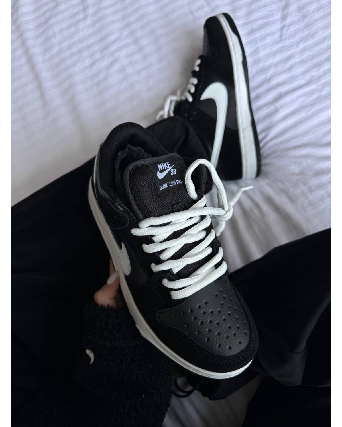 Nike SB Dunk "Black Suede Fur"