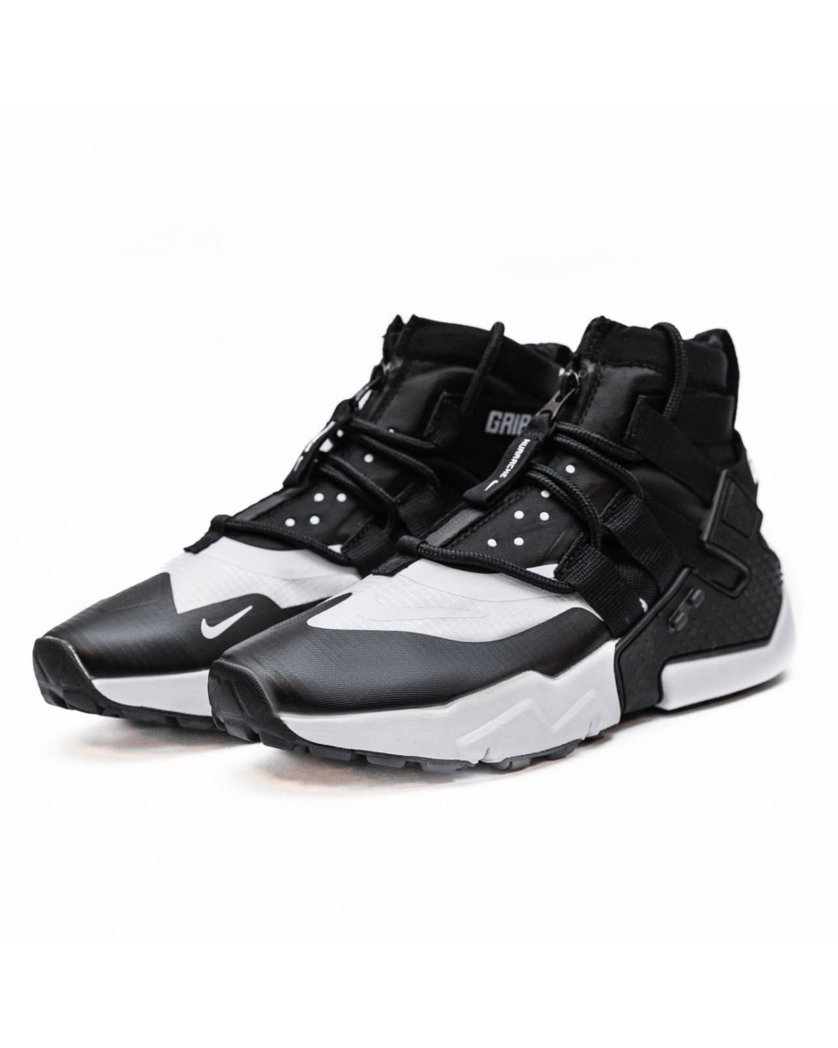 Nike Huarache Gripp Zip Black White